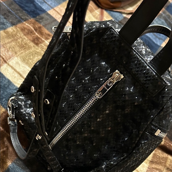 Milly Black Textured Backpack - Picture 4 of 9